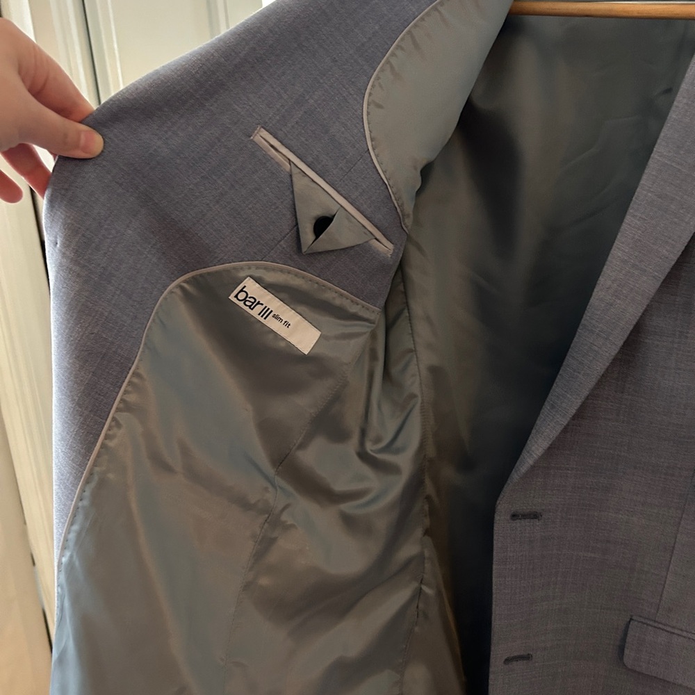 Bar III Men's Light Blue Blazer - Picture 5 of 6